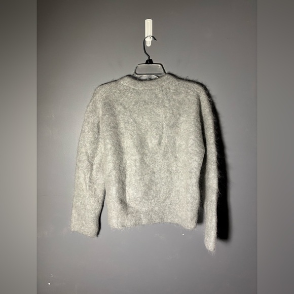 & Other Stories Fluffy Mohair Blend Crew Sweater Size XS - Picture 2 of 4